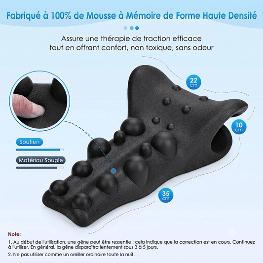 CerviFlex™ - Décompresseur Cervical & Trapèzes Ortho-Traction