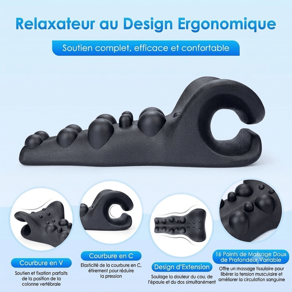 CerviFlex™ - Décompresseur Cervical & Trapèzes Ortho-Traction