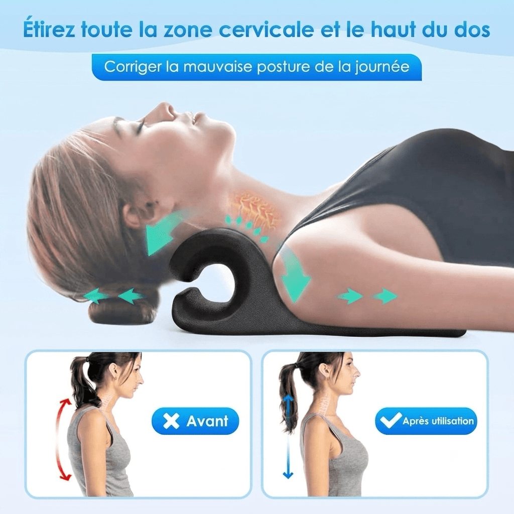 CerviFlex™ - Décompresseur Cervical & Trapèzes Ortho-Traction